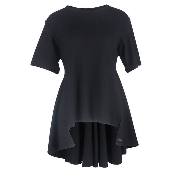 Yohji Yamamoto Asymmetric Top in Black Cotton